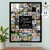 Memorial 42 Foto Collage FOREVER IN UNSEREM HERZEN Poster