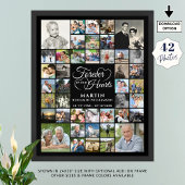 Memorial 42 Foto Collage FOREVER IN UNSEREM HERZEN Poster