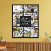 Memorial 42 FotoCollage für immer in unseren Herze Leinwanddruck (Insitu (Wohnzimmer))