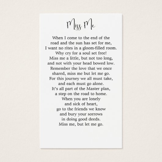 Memorial 4 Foto Collage Beerdigung Gebetskarten (Rückseite)