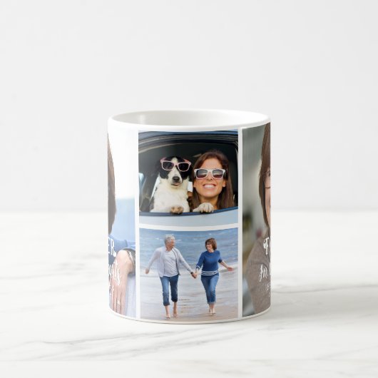 Memorial 4 Foto für immer in unserem Herzen Kaffeetasse (Mittel)