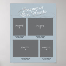 Memorial 4 Foto Page Blue Forever in unseren Herze
