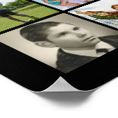 Memorial 55 FEIERT DAS LEBEN DER FotoCollage Poster (Ecke)