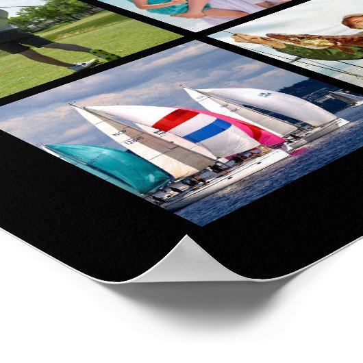 Memorial 55 FotoCollage im Speicher Poster (Ecke)