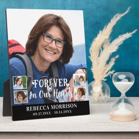 Memorial 5 Foto Moderne Kalligrafie Skriptherzen Fotoplatte (Seite)