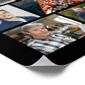 Memorial 70 FotoCollage Einfach benutzerdefiniert Poster (Ecke)