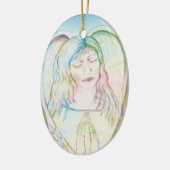 Memorial Angel Keramik Ornament (Links)