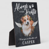 Memorial Angel Wings Foto Plaque Fotoplatte (Seite)