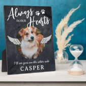 Memorial Angel Wings Foto Plaque Fotoplatte (Seite)