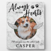 Memorial Angel Wings Foto Plaque Fotoplatte (Vorderseite)