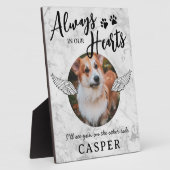 Memorial Angel Wings Foto Plaque Fotoplatte (Seite)