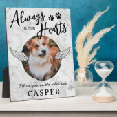 Memorial Angel Wings Foto Plaque Fotoplatte (Seite)