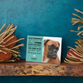 Memorial | Aquamarine Erinnerung Fotoplatte (Seite)