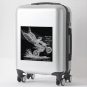 Memorial-Aufkleber Aufkleber (Koffer)