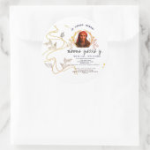 Memorial-Aufkleber - Benutzerdefiniertes Round-Des Runder Aufkleber (Tasche)