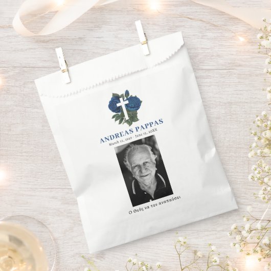 Memorial Beerdigung Griechisch Orthodox Kolyva Κλλ Geschenktütchen (Ausgeschnitten)