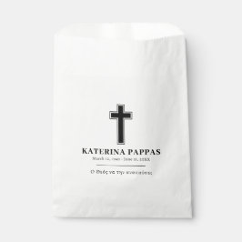Memorial Beerdigung Griechisch Orthodox Kolyva Κλλ Geschenktütchen