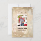 Memorial Beerdigungsvorlage Einladung (Vorderseite)