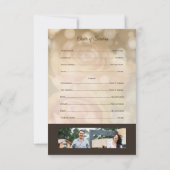 Memorial Beerdigungsvorlage Einladung (Rückseite)