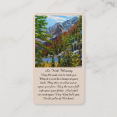 Memorial Beileid Irish Sessing Card Visitenkarte (Vorderseite)