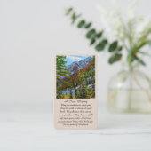 Memorial Beileid Irish Sessing Card Visitenkarte (Stehend Vorderseite)