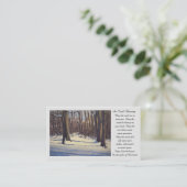 Memorial Beileid Picture Praetkarte Visitenkarte (Stehend Vorderseite)