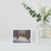 Memorial Beileid Picture Praetkarte Visitenkarte (Stehend Vorderseite)