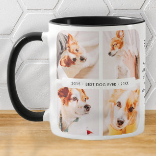 Memorial Bester Hund je Moderne Fotosammlung Tasse