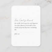 Memorial Blue Gold Stone Foto Beerdigung Keepake Visitenkarte (Rückseite)