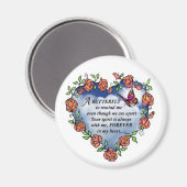 Memorial Butterfly Gedicht Magnet (Vorderseite/Rückseite)