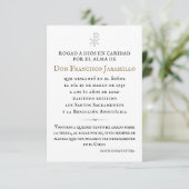 Memorial Card (Stehend Vorderseite)