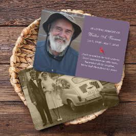 Memorial Card 2 Foto Kardinal