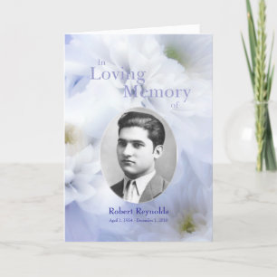 Memorial Card Ankündigung