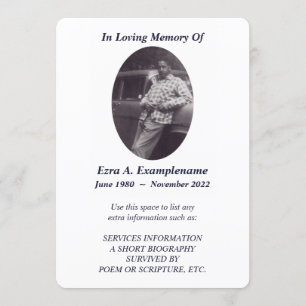 Memorial card blur tree programm