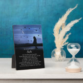 Memorial Cat Individuelle Name Spirituelles Himmel Fotoplatte (Seite)