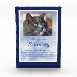 Memorial Cat Pet Custom Foto and Name Spiritual