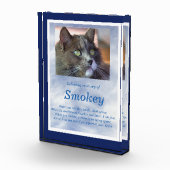Memorial Cat Pet Custom Foto and Name Spiritual (Rechts)