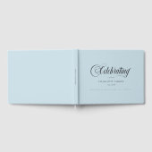  Memorial "Celebrating life of"  Blue Gästebuch (Voll)