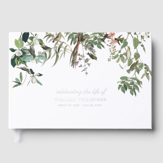 Memorial Celebrating Life Of Funeral Eucalyptus Gästebuch (Vorderseite)