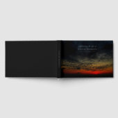 Memorial Celebrating Life Of Funeral Sunset Sky Gästebuch (Voll)