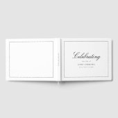  Memorial "Celebrating life of" White Gästebuch (Voll)