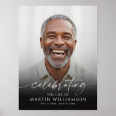 Memorial Celebrating the Life of Photo Script Poster (Vorne)