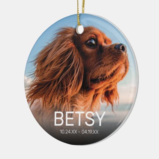 Memorial | Christmas Keepake Keramik Ornament (Links)