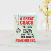 Memorial Coach Vielen Dank Karte (Gelbe Blume)