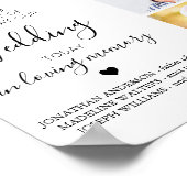 Memorial Custom 3 Foto Heaven Gedicht Poster (Ecke)