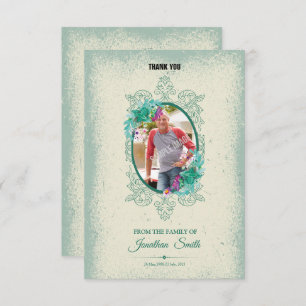 Memorial Dankeschön Foto-Karte Einladung