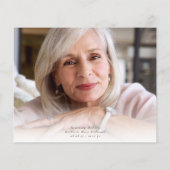 Memorial Dankeschön Karte | Schmetterlinge (Rückseite)