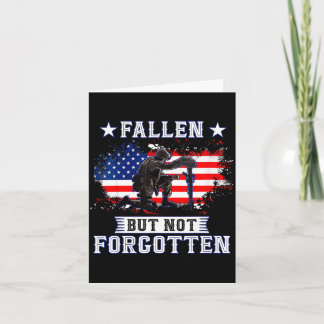 Memorial day 2021 fallen not forgotten american Me Karte