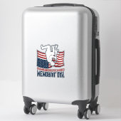 Memorial Day Fallen Heroes Patriotic Soldier Shirt Aufkleber (Koffer)