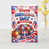 Memorial Day Karte (Gelbe Blume)